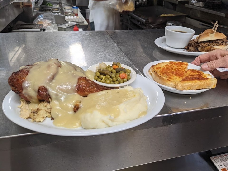 Roast Chicken with Dressing Lunch Special